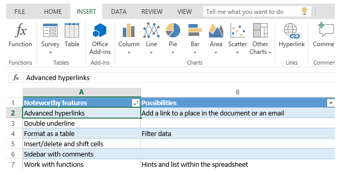 Ưu nhược điểm của Excel trực tuyến 1